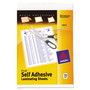 Avery Clear Self-Adhesive Laminating Sheets, 3 mil, 9" x 12", Matte Clear, 10/Pack (AVE73603) View Product Image