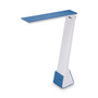 Bostitch Konnect Rechargeable Folding LED Desk Lamp, 2.52w x 2.13d x 11.02h, Gray/Blue