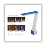 Bostitch Konnect Rechargeable Folding LED Desk Lamp, 2.52w x 2.13d x 11.02h, Gray/Blue (BOSKTVLED1810BL) View Product Image