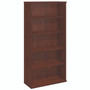 Bush Series C Collection Bookcase, Five-Shelf, 35.63w x 15.38d x 72.78h, Hansen Cherry