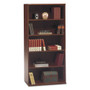 Bush Series C Collection Bookcase, Five-Shelf, 35.63w x 15.38d x 72.78h, Hansen Cherry (BSHWC24414) View Product Image