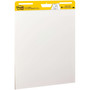 Post-it Easel Pads Super Sticky Vertical-Orientation Self-Stick Easel Pad Value Pack, Unruled, 25 x 30, White, 30 Sheets, 4/Carton