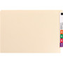 Smead End Tab Fastener Folders with Reinforced Straight Tabs, 11-pt Manila, 1 Fastener, Legal Size, Manila Exterior, 50/Box