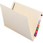 Smead End Tab Fastener Folders with Reinforced Straight Tabs, 11-pt Manila, 1 Fastener, Legal Size, Manila Exterior, 50/Box