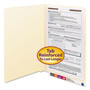Smead End Tab Fastener Folders with Reinforced Straight Tabs, 11-pt Manila, 1 Fastener, Legal Size, Manila Exterior, 50/Box