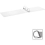 Cardinal ClearVue Slant-D Ring Binder, 3 Rings, 3" Capacity, 11 x 17, White