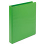 Samsill Earth's Choice Plant-Based Durable Fashion View Binder, 3 Rings, 1" Capacity, 11 x 8.5, Lime, 2/Pack