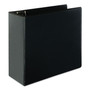 Universal Slant D-Ring View Binder, 3 Rings, 5" Capacity, 11 x 8.5, Black (UNV20998) View Product Image