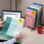 Smead Organized Up Translucent Poly Project Jacket, Letter Size, Assorted Colors, 5/Pack