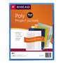 Smead Organized Up Translucent Poly Project Jacket, Letter Size, Assorted Colors, 5/Pack (SMD85750) View Product Image