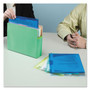 Smead Organized Up Translucent Poly Project Jacket, Letter Size, Assorted Colors, 5/Pack (SMD85750) View Product Image