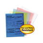 Smead Organized Up Translucent Poly Project Jacket, Letter Size, Assorted Colors, 5/Pack