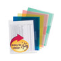 Smead Organized Up Translucent Poly Project Jacket, Letter Size, Assorted Colors, 5/Pack