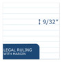 Roaring Spring Recycled Legal Pad, Wide/Legal Rule, 40 White 8.5 x 11 Sheets, Dozen (ROA74713) View Product Image