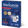 Navigator Premium Multipurpose Copy Paper, 97 Bright, 24 lb Bond Weight, 8.5 x 11, White, 500 Sheets/Ream, 10 Reams/Carton (SNANMP1124) View Product Image