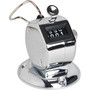 Sparco Tally Counter With Base, Steel, Chrome-plated, Silver (SPR24200) View Product Image