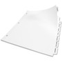 Avery Print and Apply Index Maker Clear Label Dividers, 8-Tab, 11 x 8.5, White, 5 Sets
