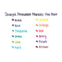 Sharpie Fine Tip Permanent Marker Value Pack, Fine Bullet Tip, Blue, 36/Pack