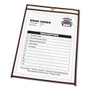 C-Line Shop Ticket Holders, Stitched, Both Sides Clear, 50 Sheets, 8.5 x 11, 25/Box (CLI46911) View Product Image