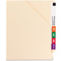Smead End Tab Jackets with Reinforced Tabs, Straight Tab, Letter Size, 11-pt Manila, 100/Box
