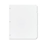 Avery Write and Erase Plain-Tab Paper Dividers, 5-Tab, 11 x 8.5, White, 36 Sets
