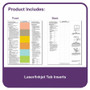 C-Line Expanding File with Zipper Closure, 2" Expansion, 13 Sections, Zipper Closure, 1/12-Cut Tabs, Letter Size, Blue