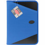 C-Line Letter Expanding File - 8 1/2" x 11" - 300 Sheets Capacity - 13 Pocket(s) - Blue - Zipper Closure