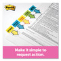 Post-it Flags Arrow Message 1" Page Flags, "Notarize," Yellow, 50 Flags/Dispenser, 2 Dispensers/Pack (MMM680NZ2) View Product Image