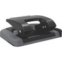 Swingline 20-Sheet SmartTouch Two-Hole Punch, 9/32" Holes, Black/Gray