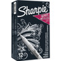 Sharpie Metallic Fine Point Permanent Markers, Fine Bullet Tip, Metallic Silver, Dozen
