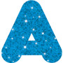 TREND Ready Letters Sparkles Letter Set, Blue Sparkle, 4"h, 71/Set
