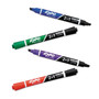 EXPO 2-in-1 Dry Erase Markers, Fine/Broad Chisel Tips, Assorted Primary Colors, 4/Pack