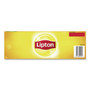 Lipton Tea Bags, Black, 100/Box (LIP291) View Product Image