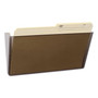 Storex Wall File, Letter Size, 13" x 4" x 7", Smoke