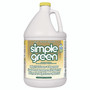 Simple Green Industrial Cleaner and Degreaser, Concentrated, Lemon, 1 gal Bottle, 6/Carton