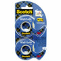 Scotch Wall-Safe Tape - 18.06 yd Length x 0.75" Width - Translucent - Dispenser Included
