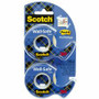 Scotch Wall-Safe Tape - 18.06 yd Length x 0.75" Width - Translucent - Dispenser Included