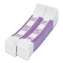 Pap-R Products Currency Straps, Violet, $2,000 in $20 Bills, 1000 Bands/Pack