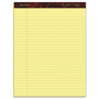 Ampad Gold Fibre Quality Writing Pads, Wide/Legal Rule, 50 Canary-Yellow 8.5 x 11.75 Sheets, Dozen