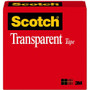 Scotch Transparent Tape - 1/2"W - 36 yd Length x 0.50" Width - 1" Core - Clear - Moisture Resistant, Stain Resistant, Long Lasting - (MMM600121296)