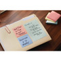 Post-it Greener Notes Original Recycled Note Pads, Note Ruled, 4" x 6", Sweet Sprinkles Collection Colors, 100 Sheets/Pad, 5 Pads/Pack