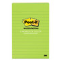 Post-it Notes Original Pads in Floral Fantasy Collection Colors, Note Ruled, 4" x 6", 100 Sheets/Pad, 3 Pads/Pack (MMM6603AU) View Product Image