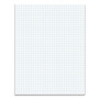 TOPS Graph Pad - 50 Sheets - Both Side Ruling Surface - Ruled Blue Margin - 20 lb Basis Weight - Letter