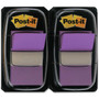 Post-it Flags Standard Page Flags in Dispenser, Purple, 50 Flags/Dispenser, 2 Dispensers/Pack (MMM680PU2) View Product Image