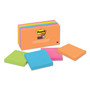 Post-it Notes Super Sticky Pads in Energy Boost Collection Colors, 3" x 3", 90 Sheets/Pad, 12 Pads/Pack