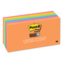 Post-it Notes Super Sticky Pads in Energy Boost Collection Colors, 3" x 3", 90 Sheets/Pad, 12 Pads/Pack (MMM65412SSUC) View Product Image