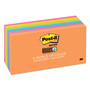 Post-it Notes Super Sticky Pads in Energy Boost Collection Colors, 3" x 3", 90 Sheets/Pad, 12 Pads/Pack