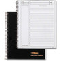 TOPS Journal Entry Notetaking Ruled Planner Pad - 84 Sheets - Wire Bound - 20 lb Basis Weight - 6 3/4" x 8 1/2" Sheet Size - White Paper