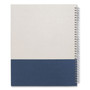 TRU RED Wirebound Hardcover Notebook, 1-Subject, Narrow Rule, Gray/Blue Cover, (80) 11 x 8.5 Sheets