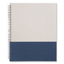 TRU RED Wirebound Hardcover Notebook, 1-Subject, Narrow Rule, Gray/Blue Cover, (80) 11 x 8.5 Sheets
